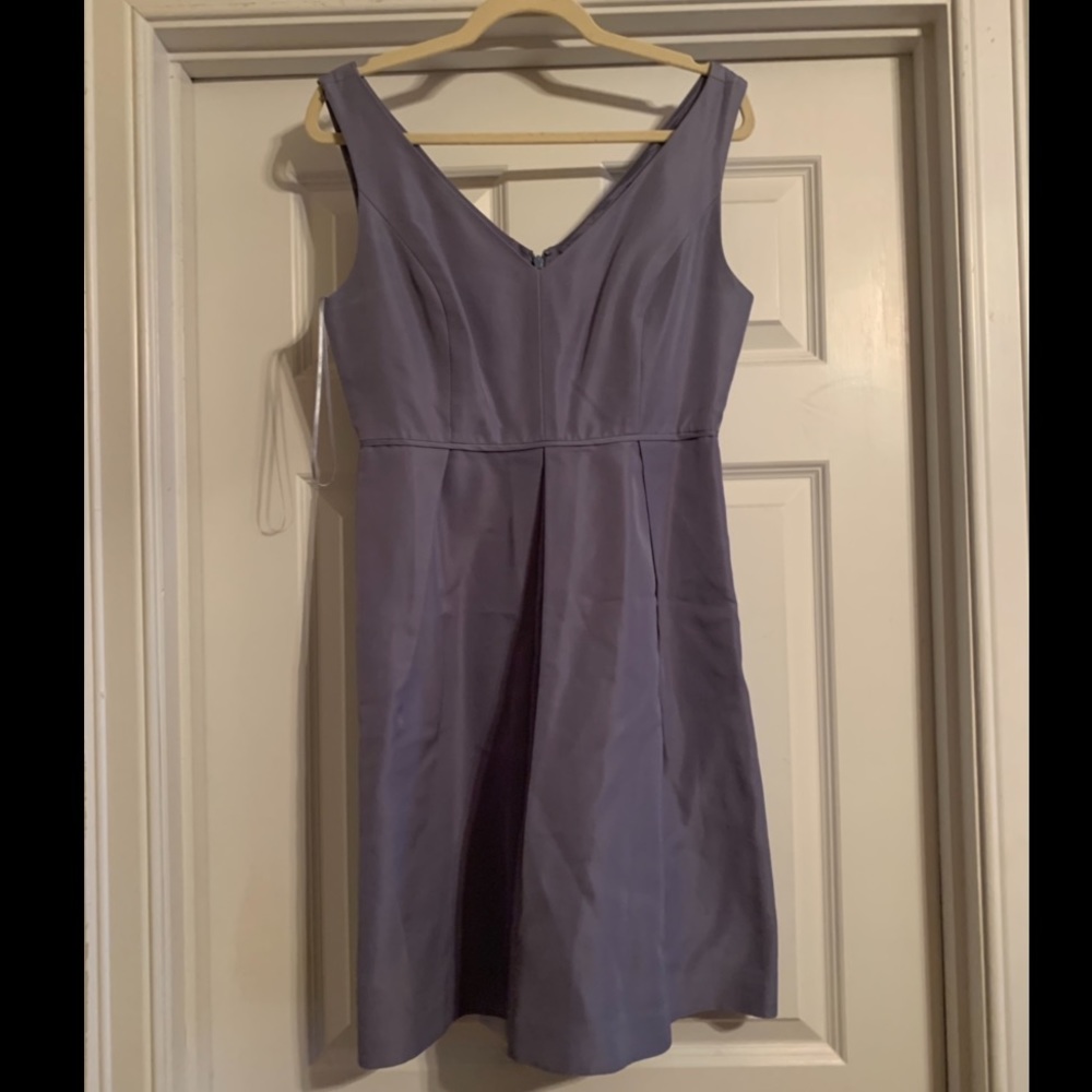 JCrew Slate Blue Short Bridesmaid Dress Size 4